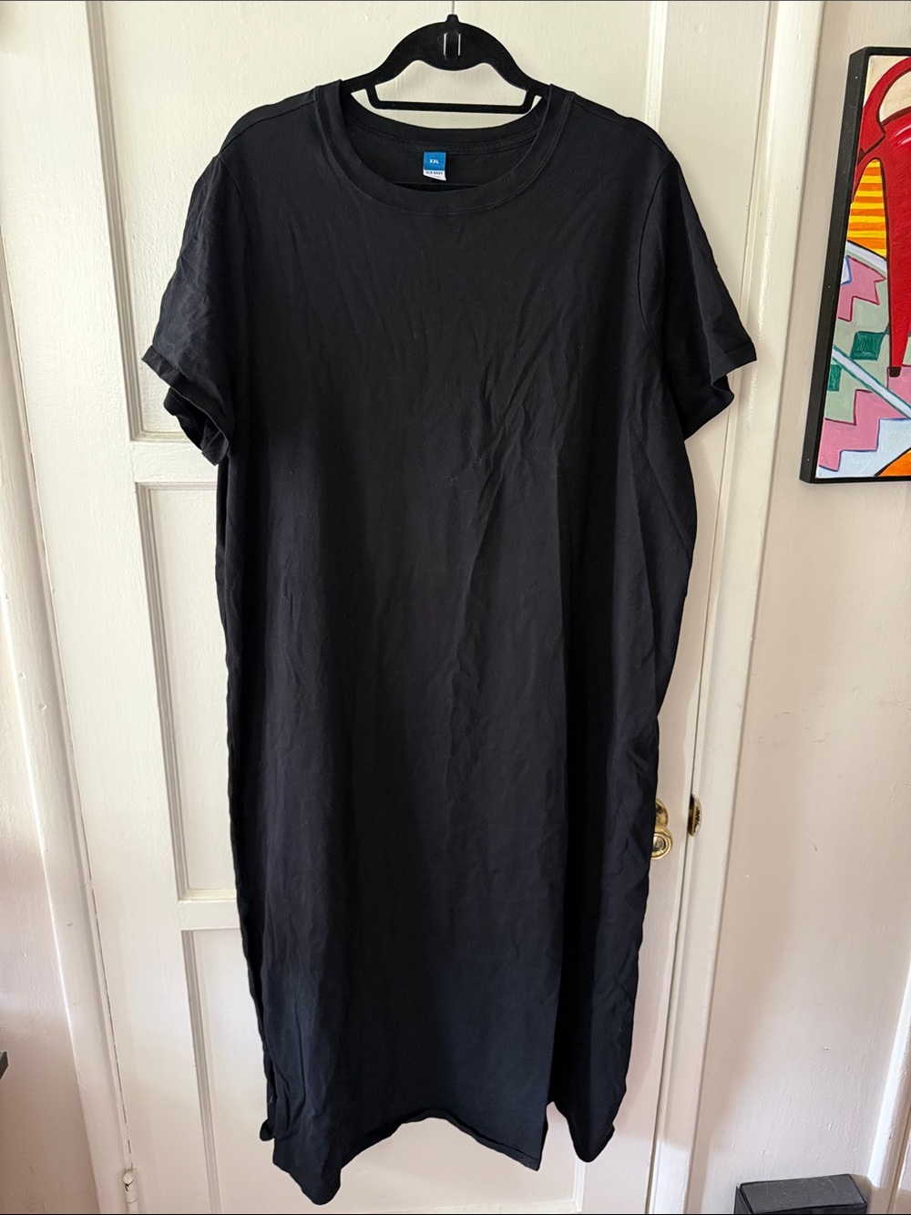 Basic Black T-Shirt Dress